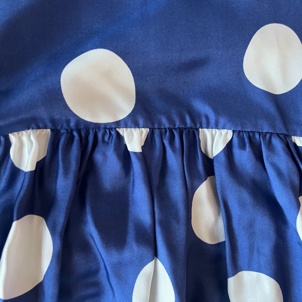 J.Crew Silk Polkadot Dress Size 6 - Picture 3 of 5